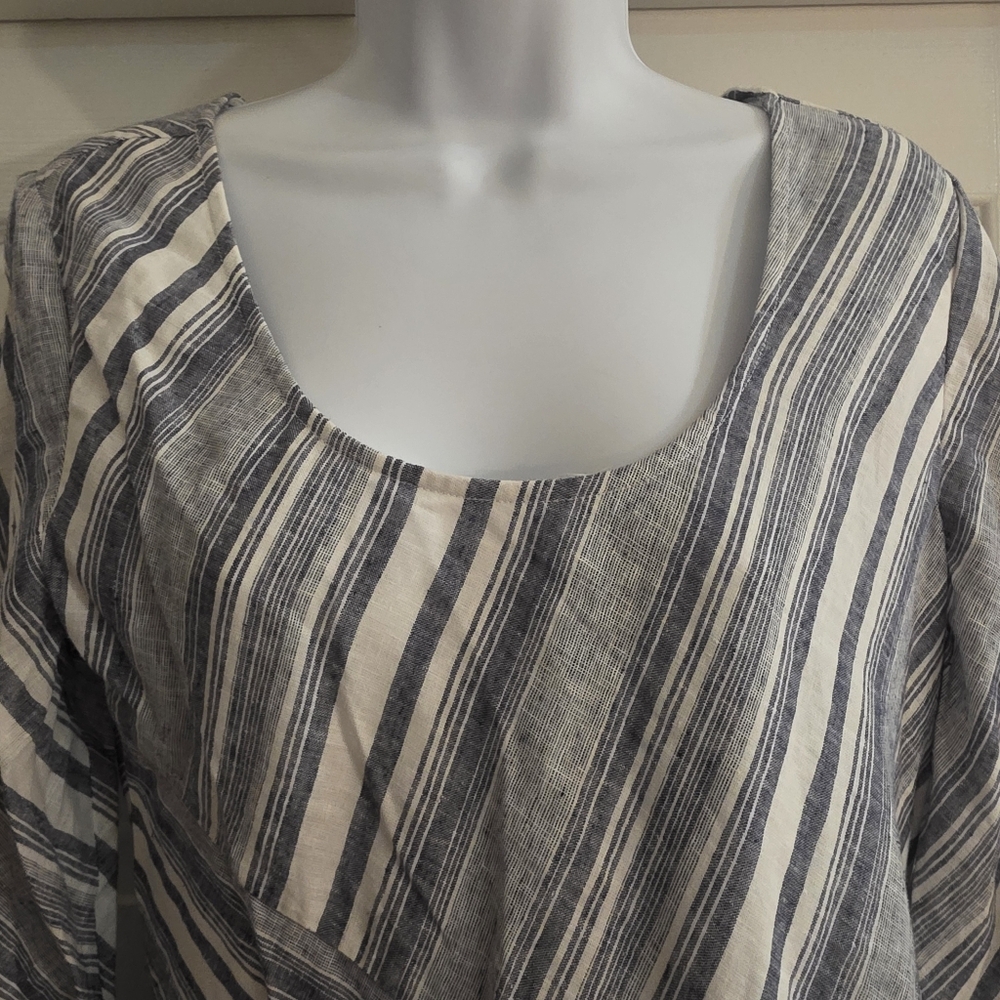 NWT Soft Surroundings Linen Blend Dress- Petite Small - Picture 3 of 14